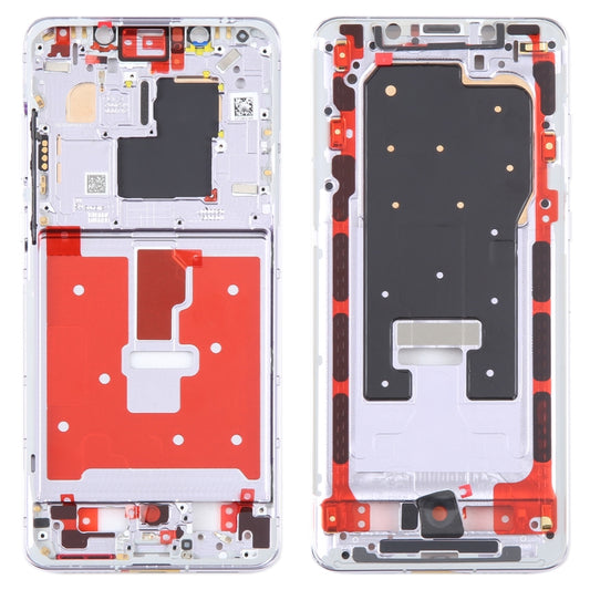 For Huawei Mate 50 Pro Original Front Housing LCD Frame Bezel Plate (Purple) -  by buy2fix | Online Shopping UK | buy2fix