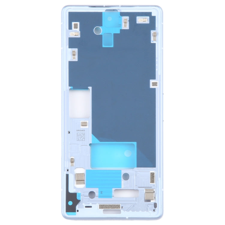 For Google Pixel 7A Original Middle Frame Bezel Plate (Blue) - Frame Bezel Plate by buy2fix | Online Shopping UK | buy2fix