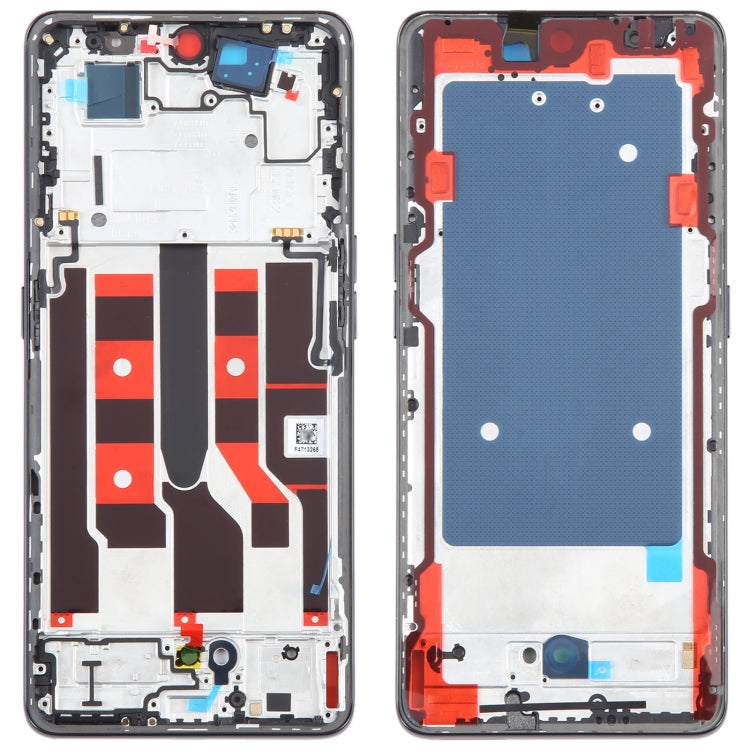 For OPPO A1 Pro Original Front Housing LCD Frame Bezel Plate (Black) - Frame Bezel Plate by buy2fix | Online Shopping UK | buy2fix