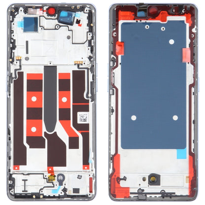 For OPPO A1 Pro Original Front Housing LCD Frame Bezel Plate (Blue) - Frame Bezel Plate by buy2fix | Online Shopping UK | buy2fix