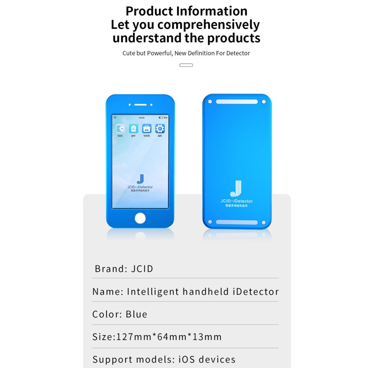 JCID Intelligent Handheld iDetector For Full Series iOS Devices - Others by JC | Online Shopping UK | buy2fix