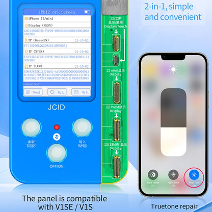 JC V1SE Testing 2 in 1 Screen Data Repair Panel Adaptor For iPhone 12 Series / 13 / 13 mini - Test Tools by JC | Online Shopping UK | buy2fix