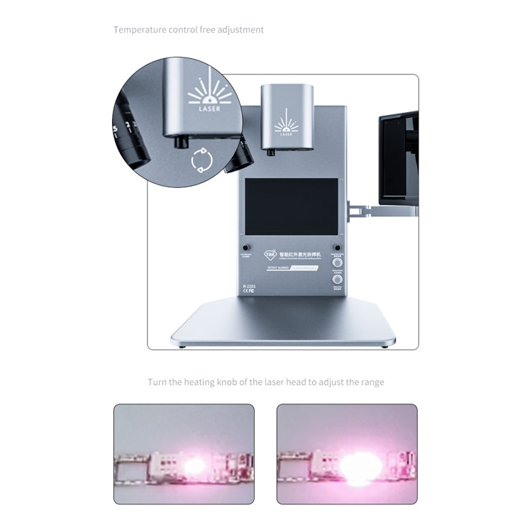 TBK R2201 Intelligent Thermal Infrared Imager Analyzer with Microscope, EU Plug - Repair Platform by TBK | Online Shopping UK | buy2fix