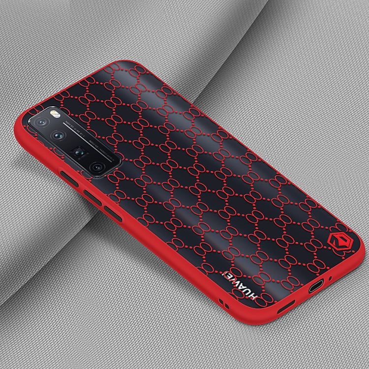 For Huawei nova7 Pro PINWUYO Series 2 Generation PC + TPU Waterproof and Anti-drop All-inclusive Protective Case(Red) - Huawei Cases by PINWUYO | Online Shopping UK | buy2fix