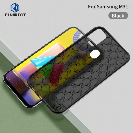 For Samsung Galaxy M31 PINWUYO Series 2 Generation PC + TPU Waterproof and Anti-drop All-inclusive Protective Case(Black) - Galaxy Phone Cases by PINWUYO | Online Shopping UK | buy2fix