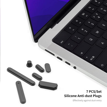 For MacBook Air 13.6 2022 A2681 EU Version ENKAY 3 in 1 Crystal Laptop Case with TPU Keyboard Film / Anti-dust Plugs (Light Purple) - MacBook Air Cases by ENKAY | Online Shopping UK | buy2fix