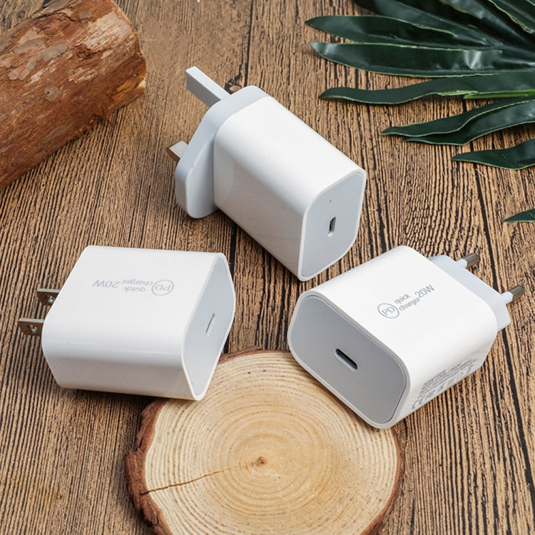 SDC-20W 2 in 1 PD 20W USB-C / Type-C Travel Charger + 3A PD3.0 USB-C / Type-C to 8 Pin Fast Charge Data Cable Set, Cable Length: 2m, US Plug - Apple Accessories by buy2fix | Online Shopping UK | buy2fix