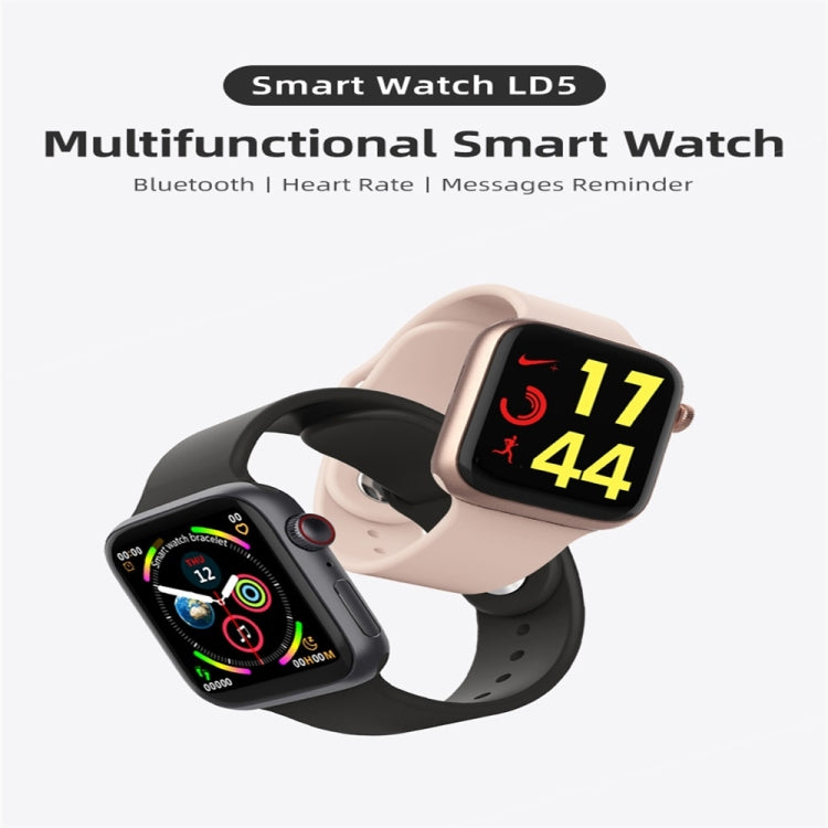 LD5 1.54 inch Color Screen Smart Watch, IP67 Waterproof, Support Bluetooth Phone / Heart Rate Monitoring / Blood Pressure Monitoring / Sleep Monitoring(Pink) - Smart Wear by buy2fix | Online Shopping UK | buy2fix