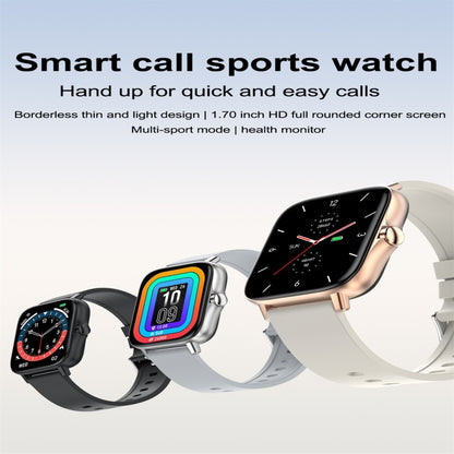 T42 1.7 inch Color Screen Smart Watch, IP67 Waterproof, Support Bluetooth Call/Heart Rate Monitoring/Blood Pressure Monitoring/Blood Oxygen Monitoring/Sleep Monitoring(Black) - Smart Wear by buy2fix | Online Shopping UK | buy2fix