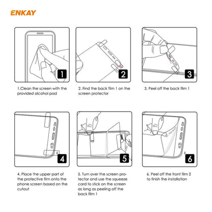 For Samsung Galaxy S21 Ultra 5G 2 PCS ENKAY Hat-Prince 0.1mm 3D Full Screen Protector Explosion-proof Hydrogel Film - Mobile Accessories by ENKAY | Online Shopping UK | buy2fix