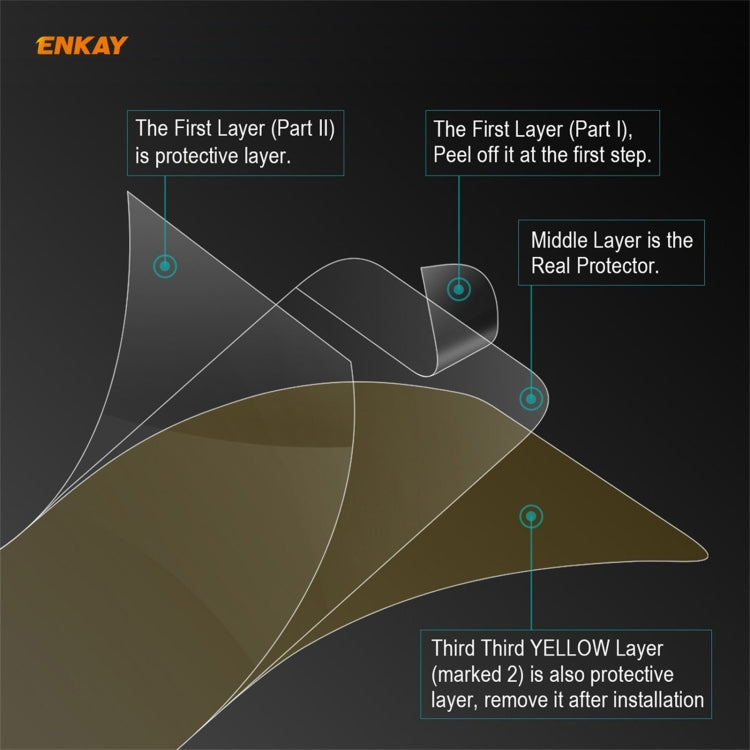 For Xiaomi Mi 11 Ultra 2 PCS ENKAY Hat-Prince Full Glue Full Coverage Screen Protector Explosion-proof Hydrogel Film - Mobile Accessories by ENKAY | Online Shopping UK | buy2fix