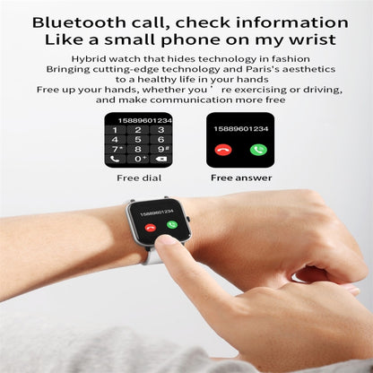 H10 1.54inch Color Screen Smart Watch IP67 Waterproof,Support Bluetooth Call/Heart Rate Monitoring/Blood Pressure Monitoring/Blood Oxygen Monitoring/Sleep Monitoring(Black) - Smart Wear by buy2fix | Online Shopping UK | buy2fix