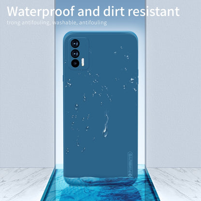 For OPPO Realme GT / GT NEO / Realme Q3 Pro PINWUYO Touching Series Liquid Silicone TPU Shockproof Case(Black) - Realme Cases by PINWUYO | Online Shopping UK | buy2fix