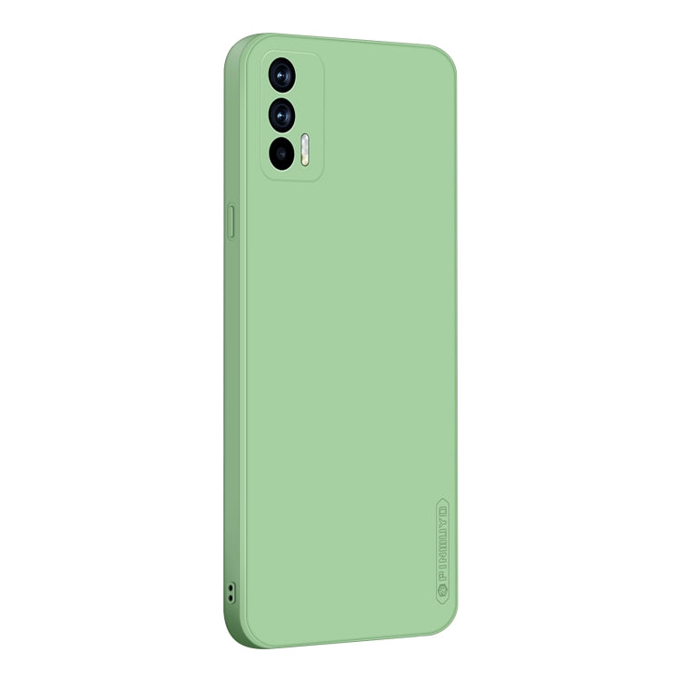 For OPPO Realme GT / GT NEO / Realme Q3 Pro PINWUYO Touching Series Liquid Silicone TPU Shockproof Case(Green) - Realme Cases by PINWUYO | Online Shopping UK | buy2fix