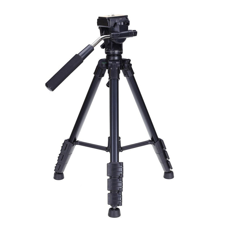 YUNTENG VCT-691 Aluminum Tripod Mount with Fluid Drag Head - Tripods by YUNTENG | Online Shopping UK | buy2fix