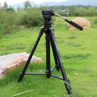 YUNTENG VCT-880 Aluminum Alloy Tripod Mount with Three-Dimensional Tripod Head - Tripods by YUNTENG | Online Shopping UK | buy2fix