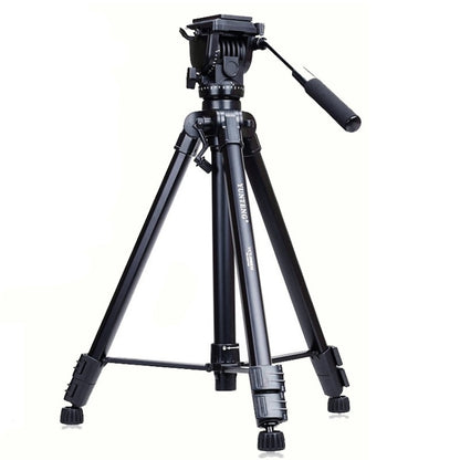 YUNTENG VCT-998 Aluminum Tripod Mount with Fluid Drag Head - Tripods by YUNTENG | Online Shopping UK | buy2fix