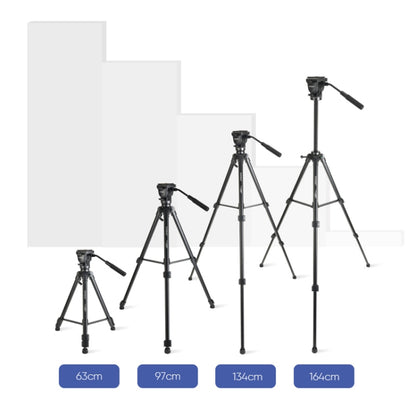 YUNTENG VCT-998 Aluminum Tripod Mount with Fluid Drag Head - Tripods by YUNTENG | Online Shopping UK | buy2fix