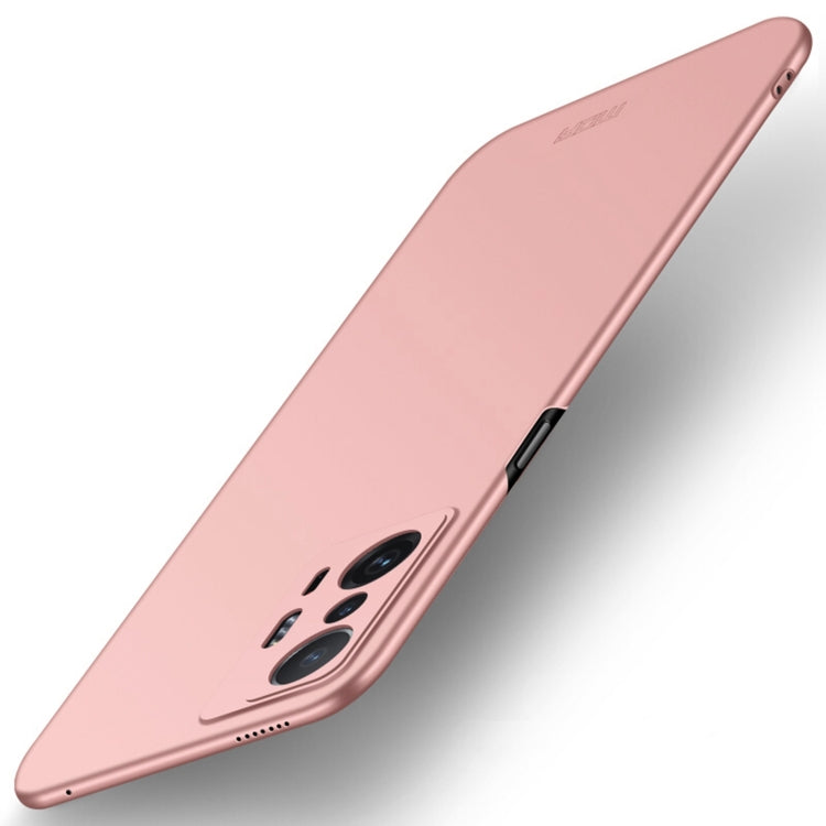 For Xiaomi Mi 11T / 11T Pro MOFI Frosted PC Ultra-thin Hard Phone Case(Rose gold) - Xiaomi Cases by MOFI | Online Shopping UK | buy2fix