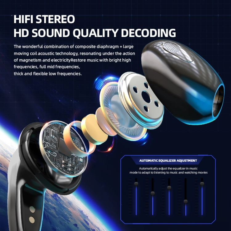 G20 TWS 5.2 Binaural True Stereo Touch Gaming Bluetooth Earphone(Black) - TWS Earphone by buy2fix | Online Shopping UK | buy2fix