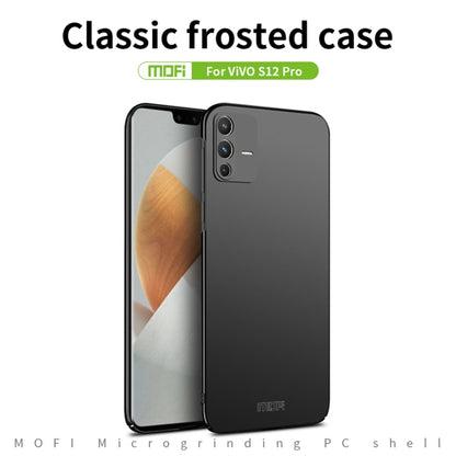 For vivo S12 Pro MOFI Frosted PC Ultra-thin Hard Phone Case(Red) - vivo Cases by MOFI | Online Shopping UK | buy2fix