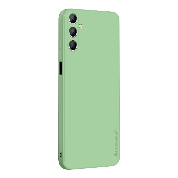 For Samsung Galaxy A13 5G PINWUYO Sense Series Liquid Silicone TPU Phone Case(Green) - Galaxy Phone Cases by PINWUYO | Online Shopping UK | buy2fix