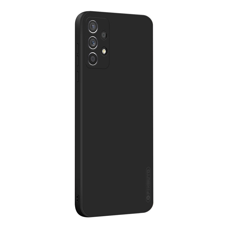 For Samsung Galaxy A53 5G PINWUYO Sense Series Liquid Silicone TPU Phone Case(Black) - Galaxy Phone Cases by PINWUYO | Online Shopping UK | buy2fix