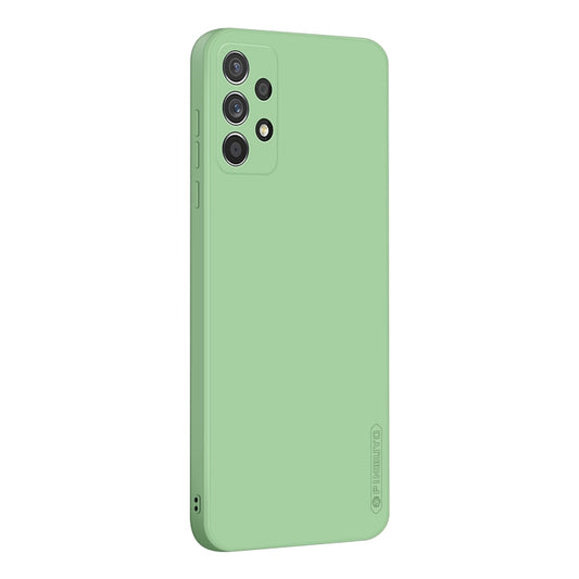 For Samsung Galaxy A53 5G PINWUYO Sense Series Liquid Silicone TPU Phone Case(Green) - Galaxy Phone Cases by PINWUYO | Online Shopping UK | buy2fix