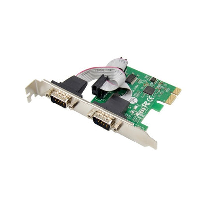 ST316 2 Ports RS232 To PCIE Converter Card AX99100 Chipset - Card Adapter by buy2fix | Online Shopping UK | buy2fix