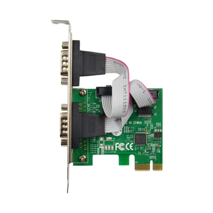 ST316 2 Ports RS232 To PCIE Converter Card AX99100 Chipset - Card Adapter by buy2fix | Online Shopping UK | buy2fix