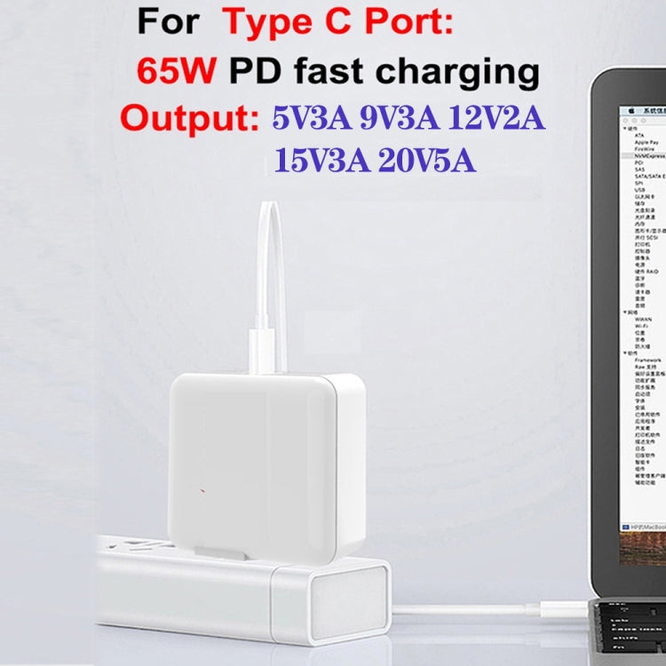 GaN 100W Dual USB + Dual USB-C/Type-C Multi Port Charger for Apple MacBook Series US Plug - Cable & Adapter by buy2fix | Online Shopping UK | buy2fix