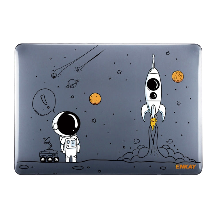 For MacBook Pro 13.3 A1708 ENKAY Hat-Prince 3 in 1 Spaceman Pattern Laotop Protective Crystal Case with TPU Keyboard Film / Anti-dust Plugs, Version:EU(Spaceman No.1) - MacBook Pro Cases by ENKAY | Online Shopping UK | buy2fix