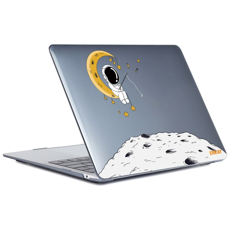 For MacBook Air 13.3 2018 A1932 ENKAY Hat-Prince 3 in 1 Spaceman Pattern Laotop Protective Crystal Case with TPU Keyboard Film / Anti-dust Plugs, Version:US(Spaceman No.3) - MacBook Air Cases by ENKAY | Online Shopping UK | buy2fix