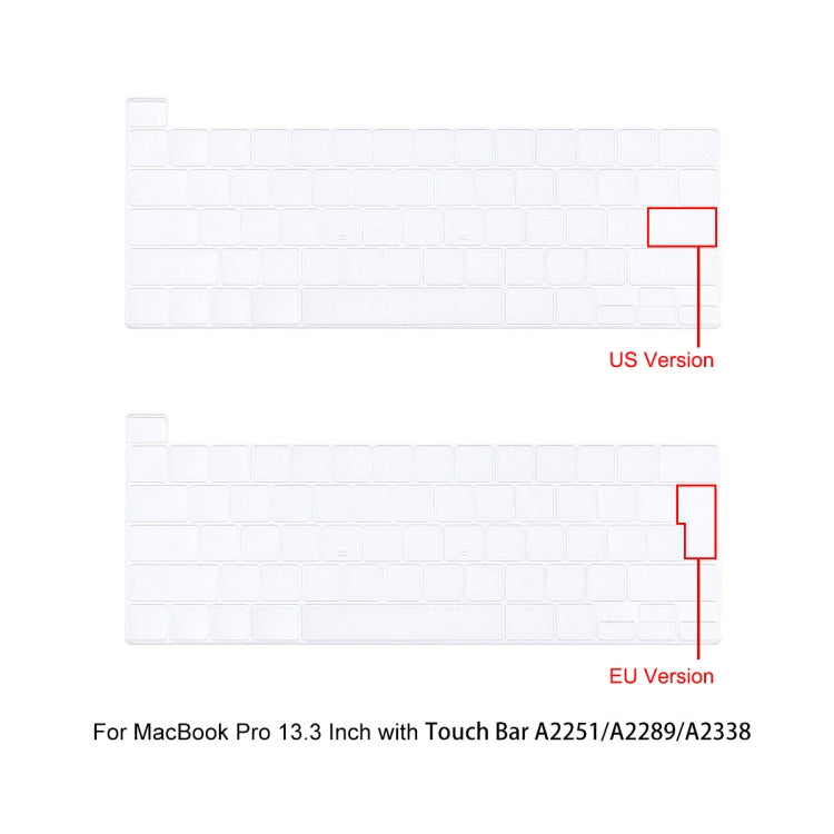 For MacBook Pro 13.3 A2251/A2289/A2338 ENKAY Hat-Prince 3 in 1 Spaceman Pattern Laotop Protective Crystal Case with TPU Keyboard Film / Anti-dust Plugs, Version:EU(Spaceman No.2) - MacBook Pro Cases by ENKAY | Online Shopping UK | buy2fix