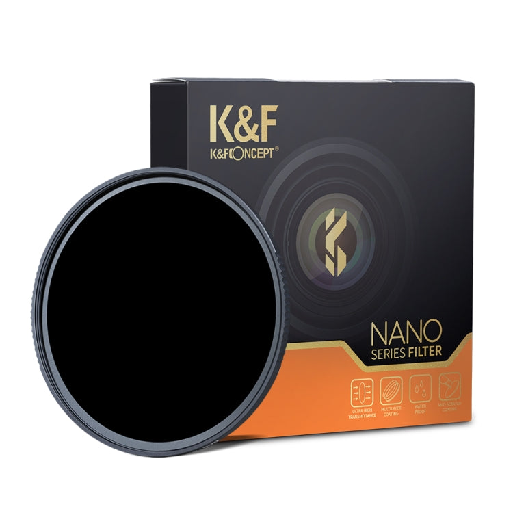 K&F CONCEPT KF01.1238 Nano-X MRC ND1000 Lens Filter 10 Stops Neutral Density Filter - Camera Accessories by K&F | Online Shopping UK | buy2fix