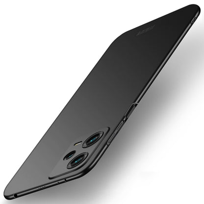 For Xiaomi Redmi Note 12 Pro 5G China MOFI Micro Frosted PC Ultra-thin Hard Case(Black) - Note 12 Pro Cases by MOFI | Online Shopping UK | buy2fix