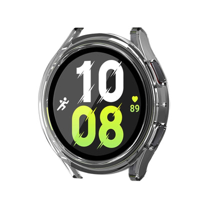 For Samsung Galaxy Watch4/5 44mm ENKAY Hat-Prince Waterproof Full Coverage PC Frame + 9H Tempered Glass Case(Transparent) - Watch Cases by ENKAY | Online Shopping UK | buy2fix