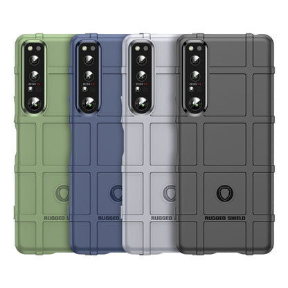 For Sony Xperia 1 V Full Coverage Shockproof TPU Phone Case(Army Green) - Sony Cases by buy2fix | Online Shopping UK | buy2fix