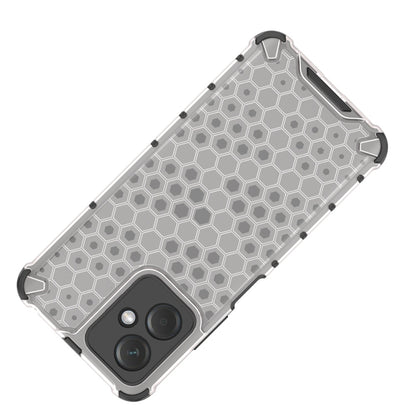 For Xiaomi Redmi Note 12 4G Shockproof Honeycomb Phone Case(Black) - Xiaomi Cases by buy2fix | Online Shopping UK | buy2fix