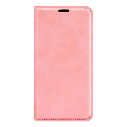 For TCL 40 SE Retro-skin  Magnetic Suction Leather Phone Case(Pink) - More Brand by buy2fix | Online Shopping UK | buy2fix