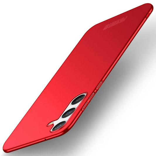 For Samsung Galaxy A54 5G PINWUYO Magnetic Magsafe Frosted PC Ultra-thin Hard Phone Case(Red) - Galaxy Phone Cases by PINWUYO | Online Shopping UK | buy2fix