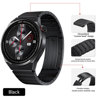 For Huawei Watch GT 2e Titanium Alloy Quick Release Watch Band(Black) - Watch Bands by buy2fix | Online Shopping UK | buy2fix