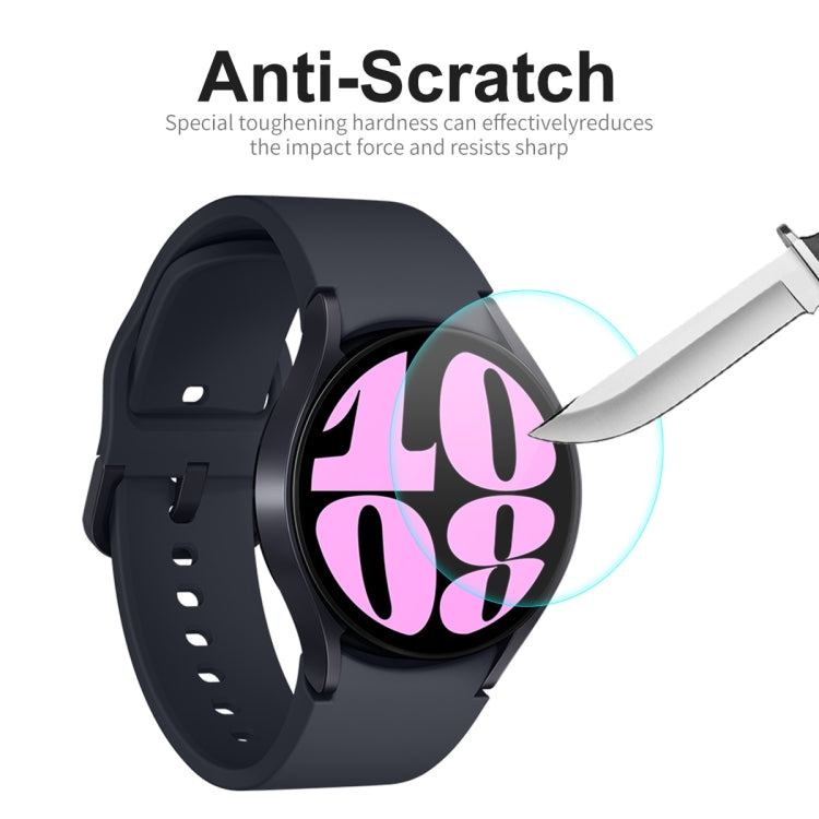 For Samsung Galaxy Watch6 / Watch7 40mm 2pcs ENKAY 0.2mm 9H Tempered Glass Screen Protector Watch Film - Screen Protector by ENKAY | Online Shopping UK | buy2fix