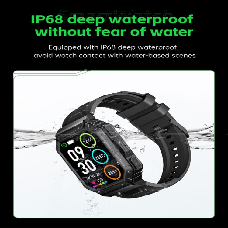 WS-5 1.86 inch Color Screen Smart Watch,Support Heart Rate / Blood Pressure / Blood Oxygen / Blood Sugar Monitoring(Green) - Smart Watches by buy2fix | Online Shopping UK | buy2fix