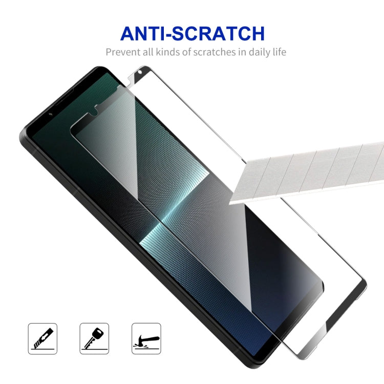 For Sony Xperia 1 V ENKAY Full Glue High Aluminum-silicon Tempered Glass Film - Sony Tempered Glass by ENKAY | Online Shopping UK | buy2fix