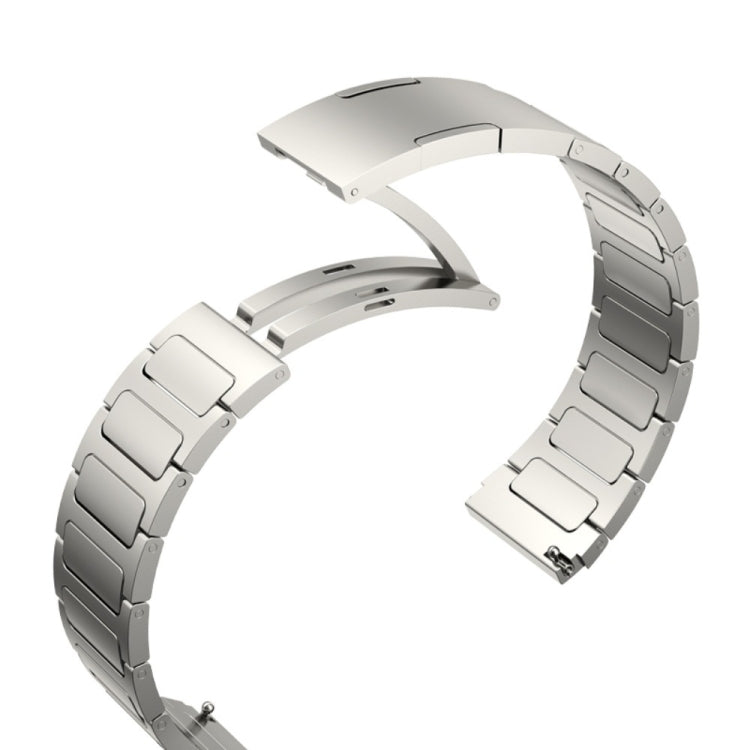 For Garmin Venu 3 22mm I-Shaped Titanium Alloy Watch Band(Black) - Watch Bands by buy2fix | Online Shopping UK | buy2fix