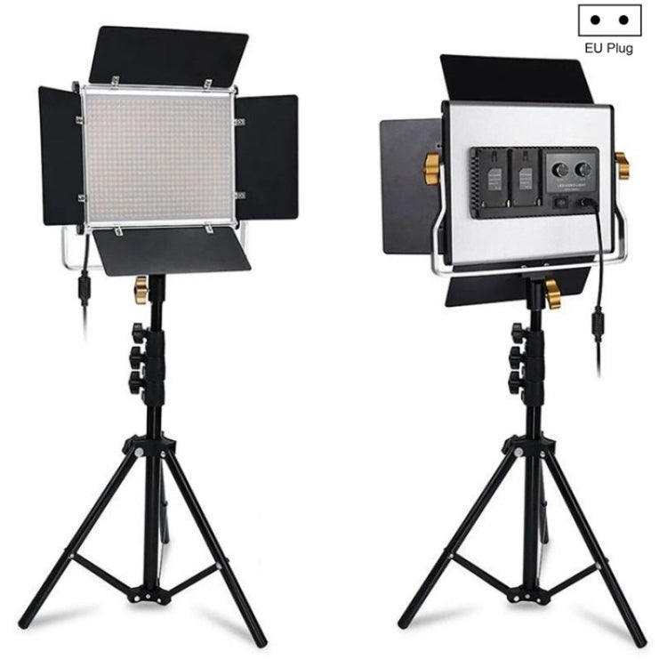 VLOGLITE W660S For Video Film Recording 3200-6500K Lighting LED Video Light With Tripod, Plug:EU Plug -  by VLOGLITE | Online Shopping UK | buy2fix