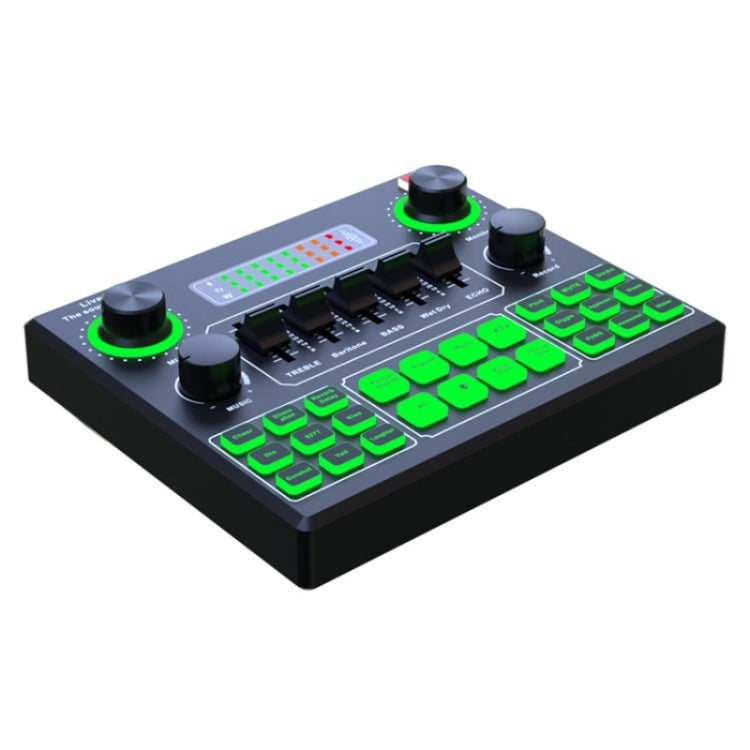 V9SJ Multifunctional Live Sound Card External Audio Mixer - Live Sound Effects Processors by buy2fix | Online Shopping UK | buy2fix