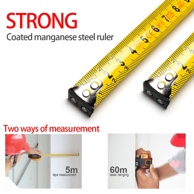 SNDWAY SW-TM40 40m Digital Range Finder Laser Distance Meter Tape Multi-function Self-Locking Hand Tool Device - Consumer Electronics by SNDWAY | Online Shopping UK | buy2fix