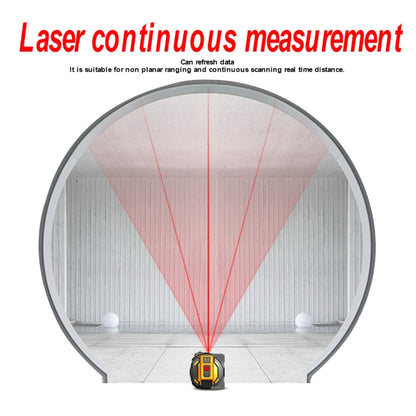 SNDWAY SW-TM40 40m Digital Range Finder Laser Distance Meter Tape Multi-function Self-Locking Hand Tool Device - Consumer Electronics by SNDWAY | Online Shopping UK | buy2fix